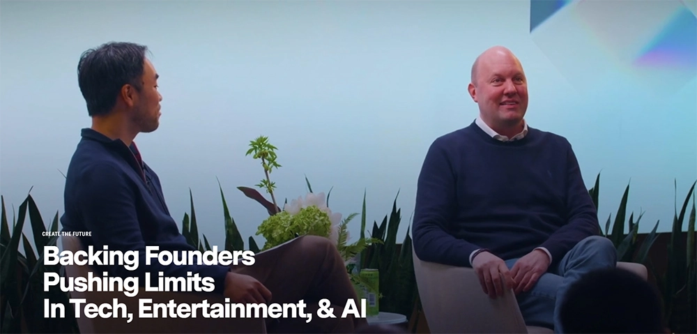 Marc Andreessen at a roundtable with others